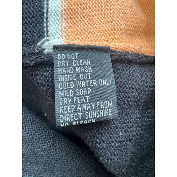 Berek Black Pink Knit Cardigan Multicolor High Heel Shoe Novelty Artsy Sweater - Picture 7 of 9